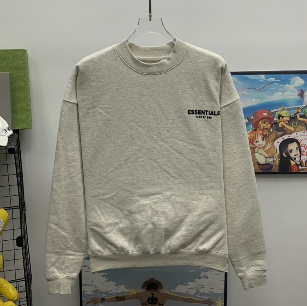 ESSENTIALS Fear Of God Gray Sweatshirts